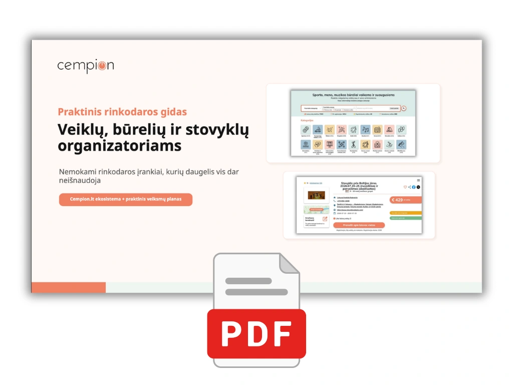 Nemokamas PDF rinkodaros gidas