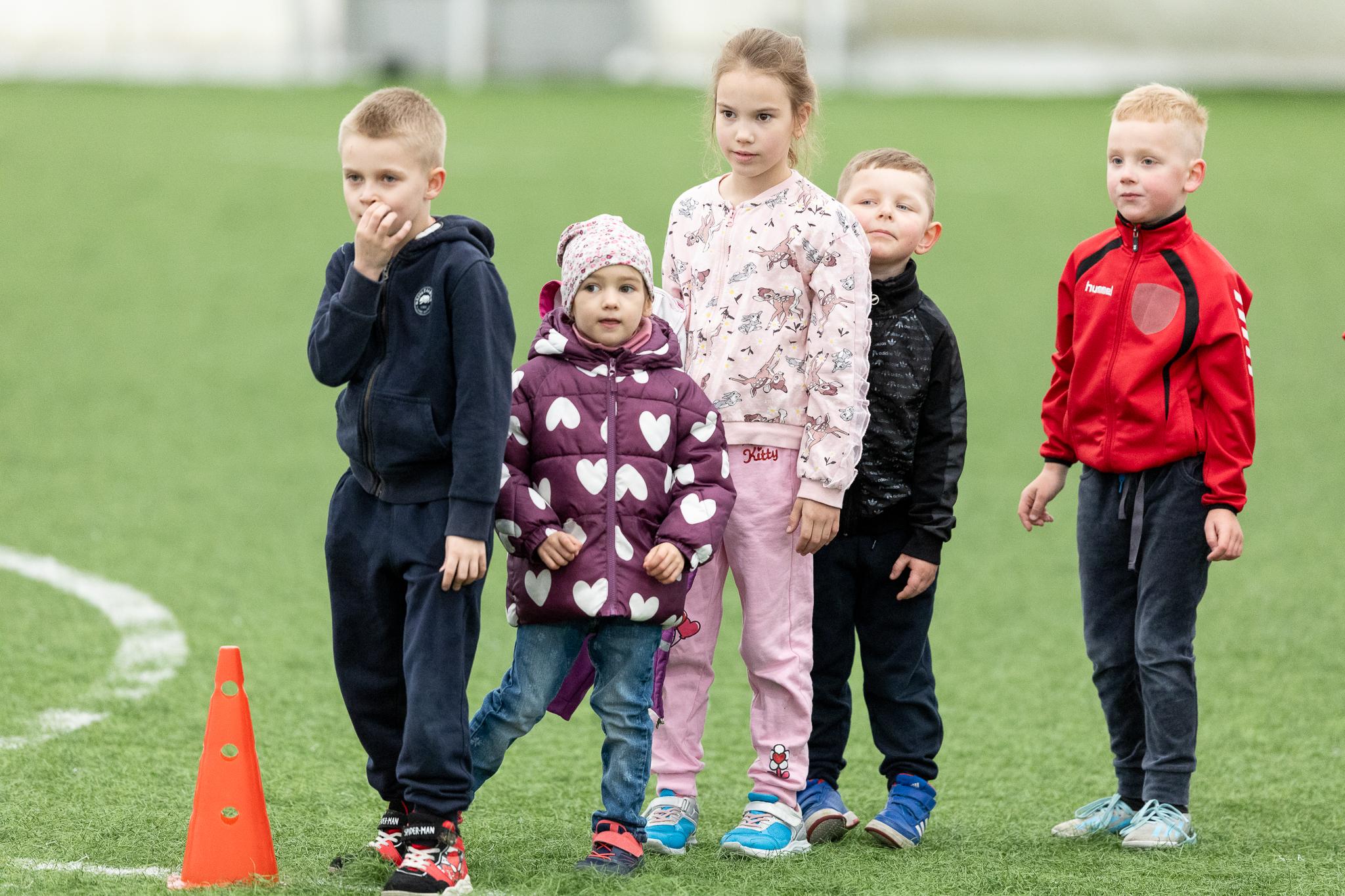 Futbolo treniruotės darželinukams