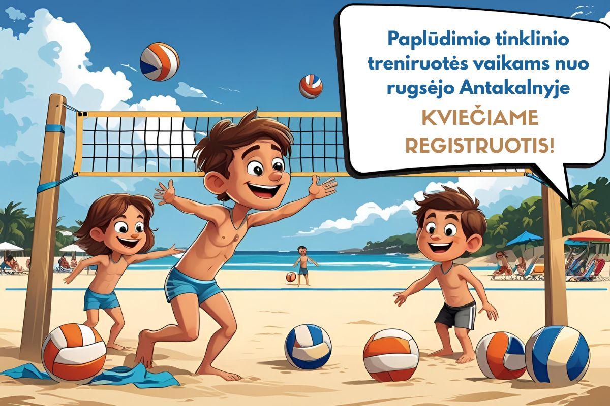 Paplūdimio tinklinio treniruotės Antakalnyje | 2 grupė