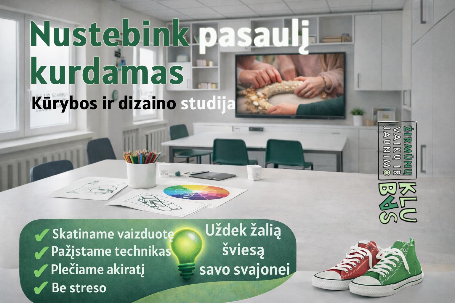 Kūrybos ir dizaino studija II gr. (11-15m.)