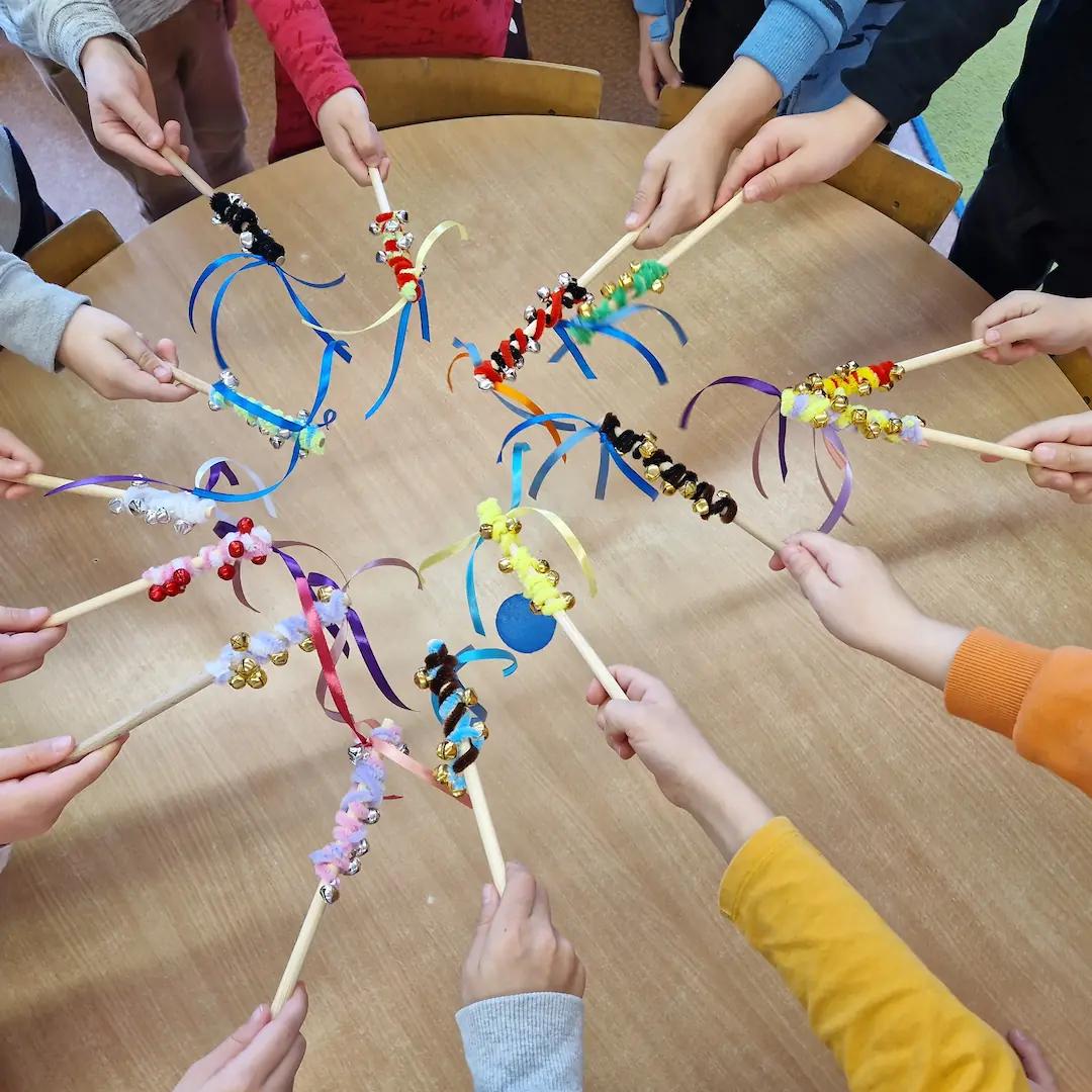 Garso terapijos instrumentai. Fėjų lazdelių dirbtuvės