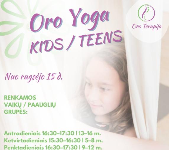 Oro joga vaikams penktadieniais