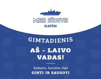Edukacinis gimtadienis. Aš - laivo vadas!