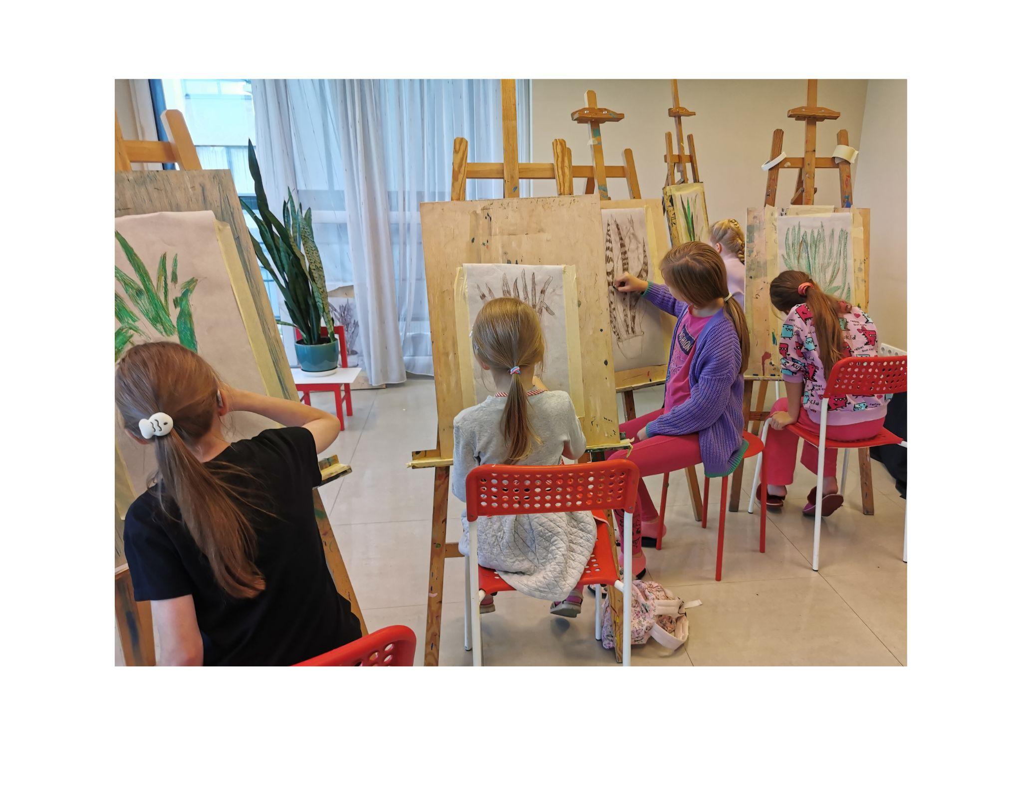 Piešimas, tapyba, dailės technikos 7–10 metų vaikams Vilniuje (Justiniškės/ Pašilaičiai)
