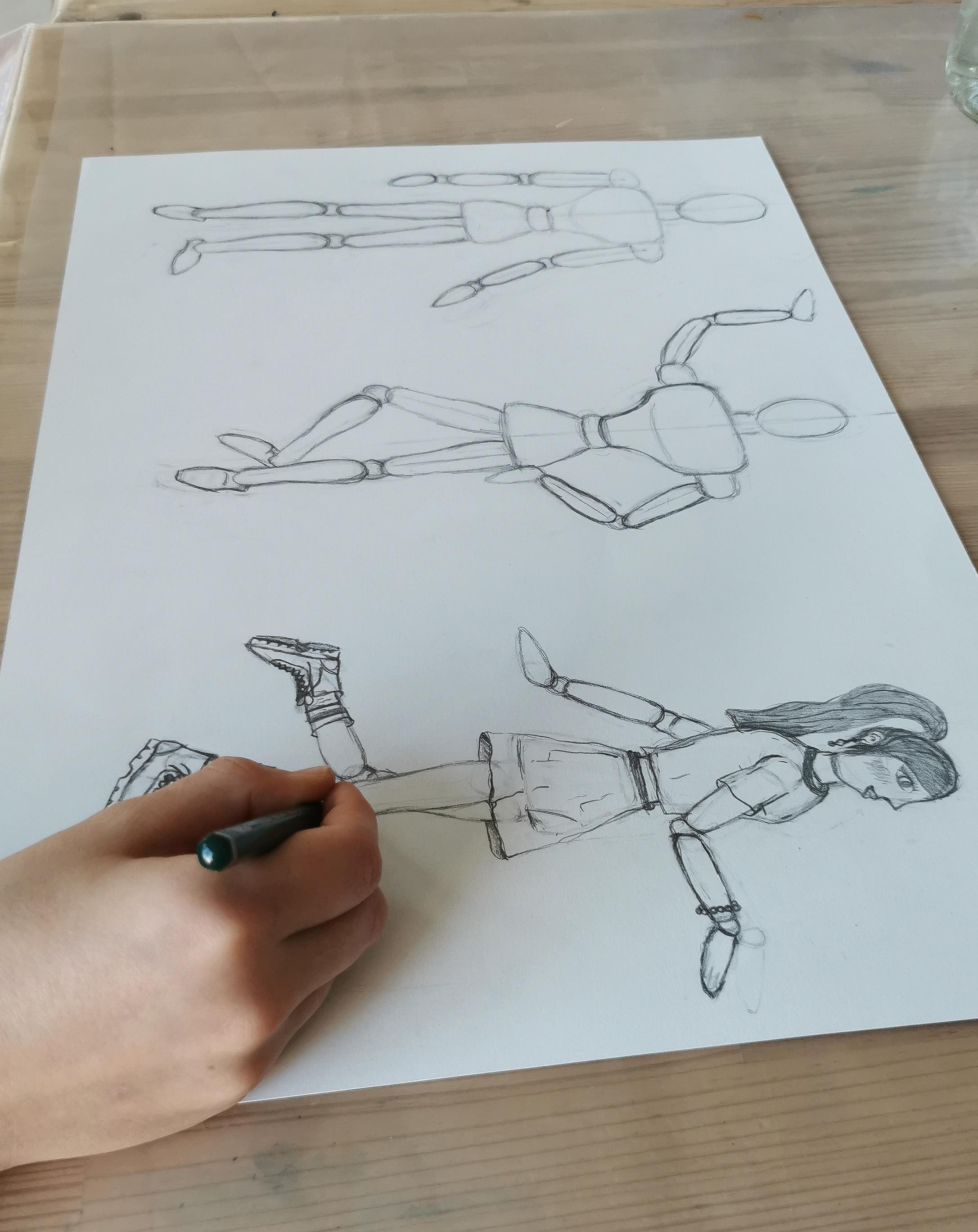 Piešimo ir tapybos pamokos  7– 11 m. vaikams pirmadieniais. Dailės studija „Linksmos spalvos“