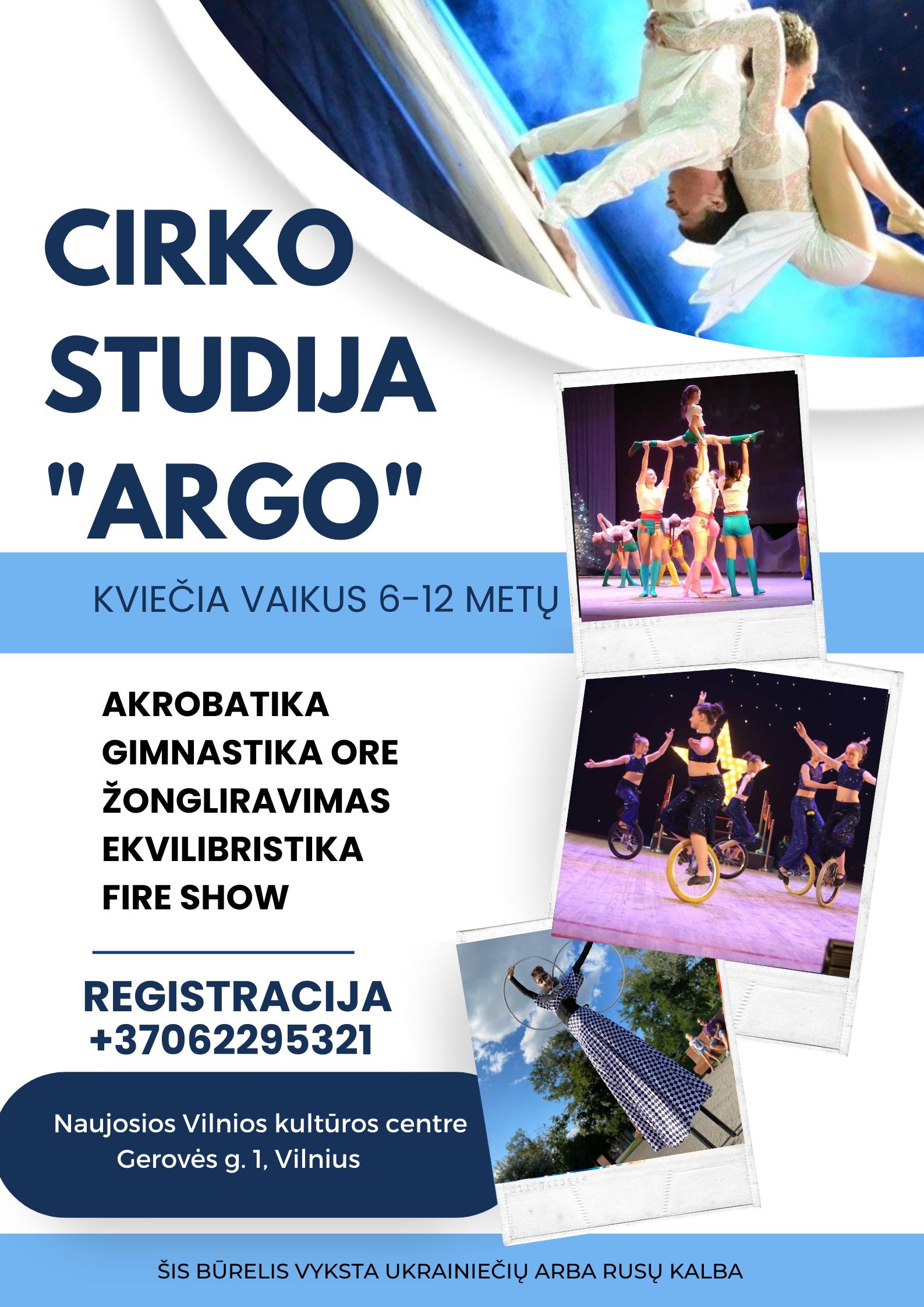 Cirko meno studija „Argo“