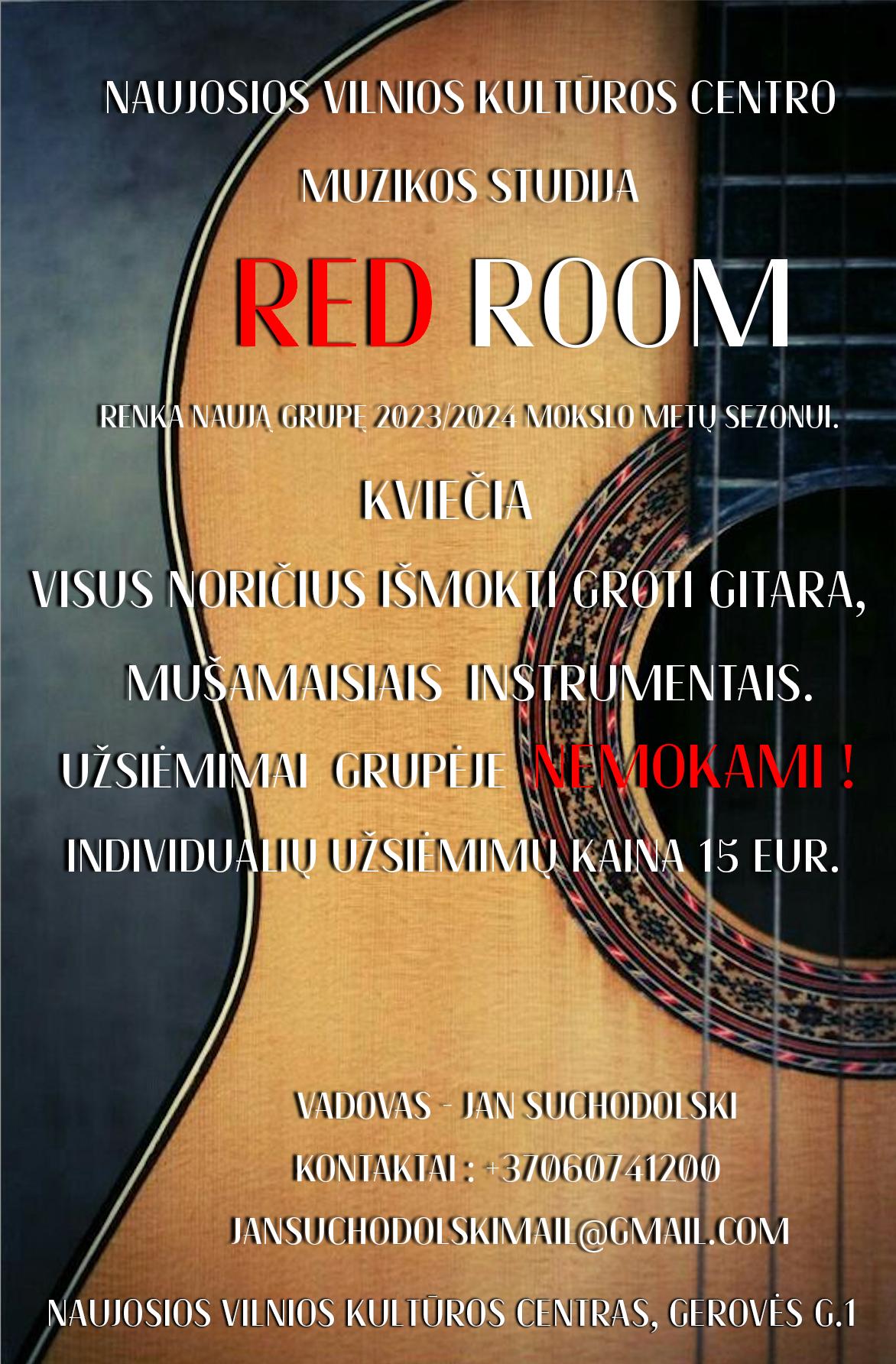 Muzikos studija ,,Red room”