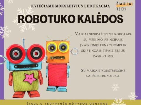 Edukacija „Robotuko Kalėdos“