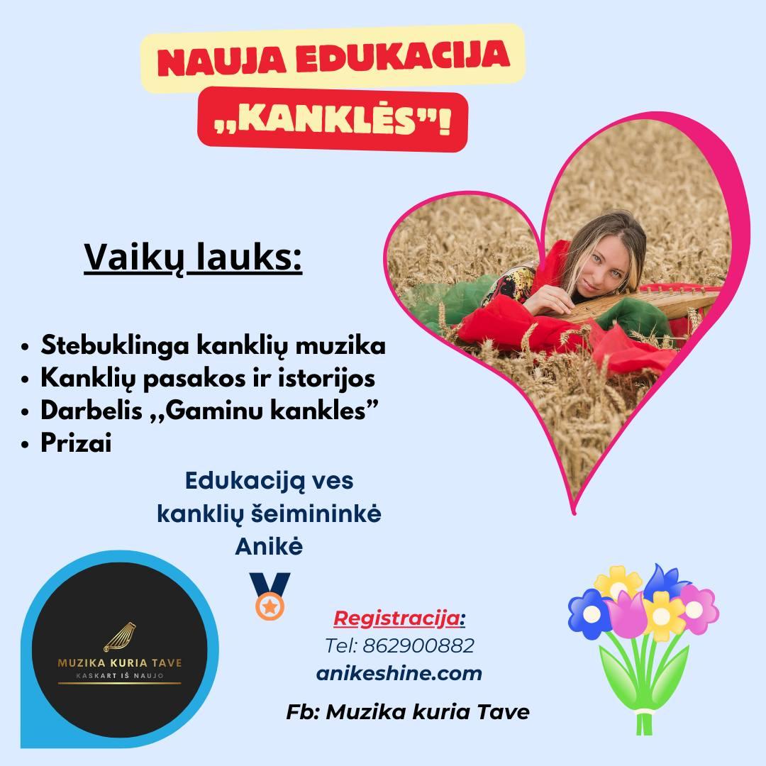 Edukacija vaikams "Kanklės"