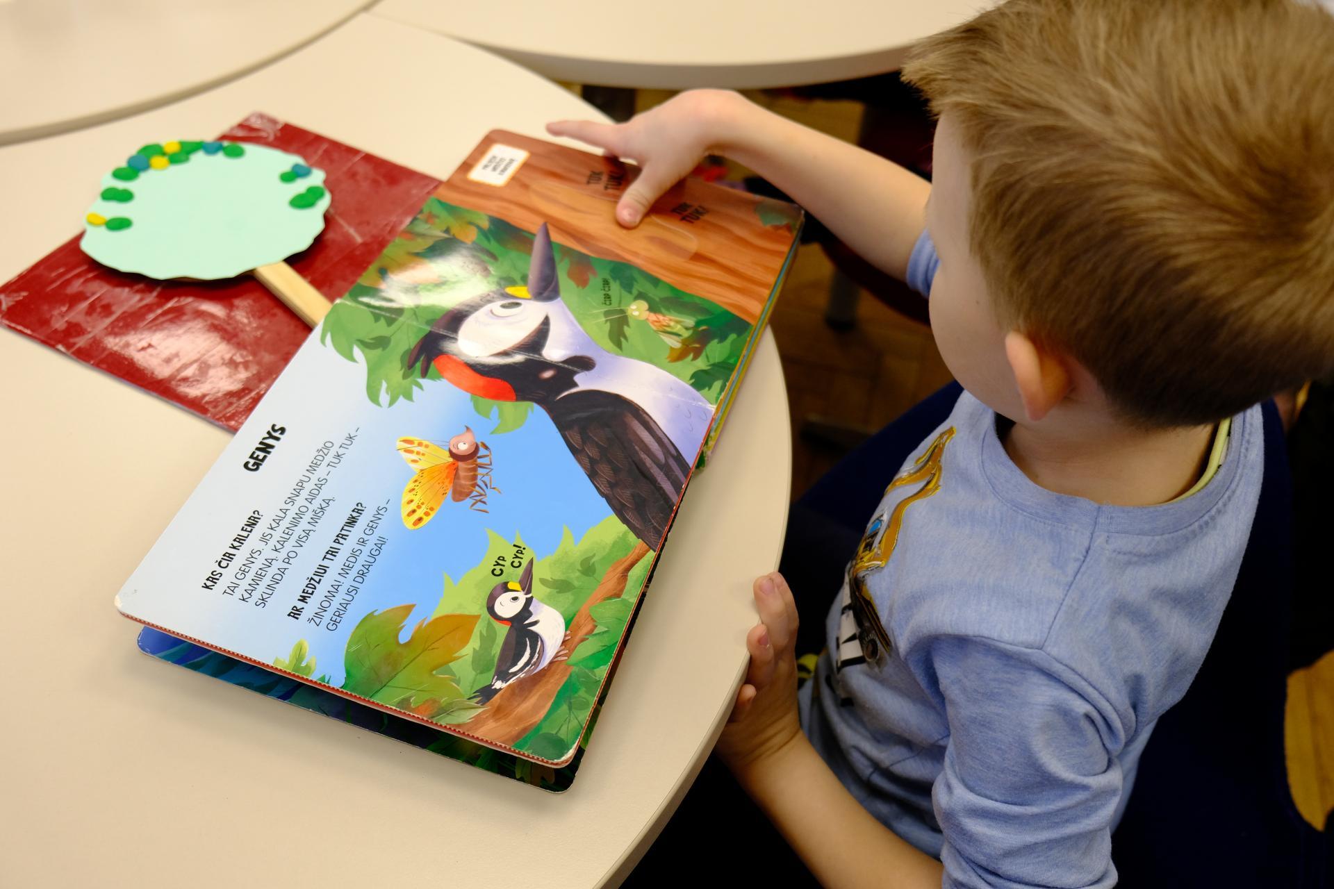 Edukacinė veikla „Sensoriniai skaitymai“