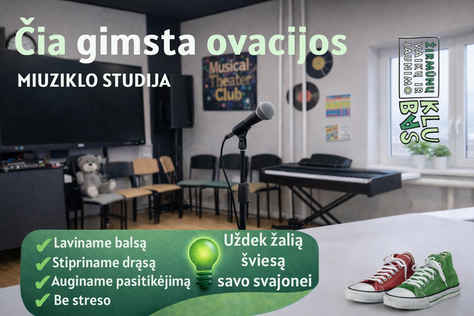 Miuziklo studija (5-8m.)