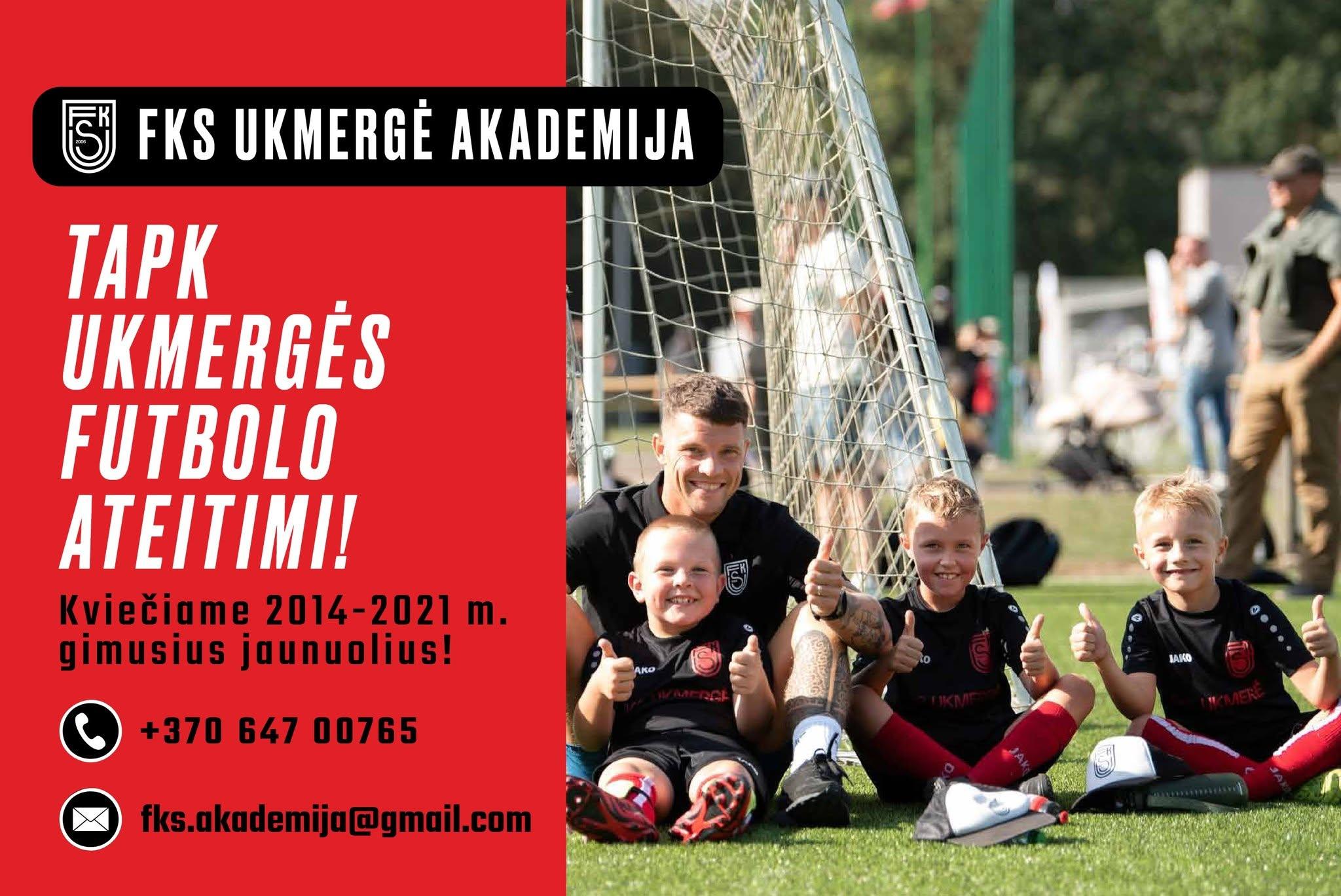 Futbolo treniruotės 2014–2021 m. gimusiems vaikams