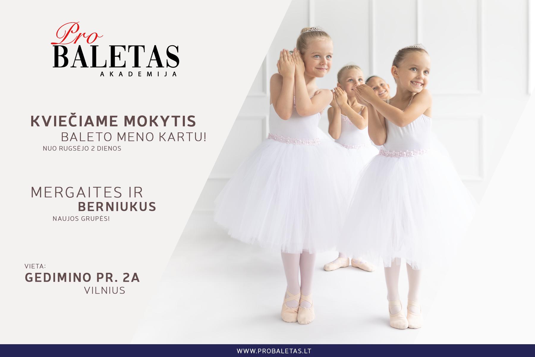 Baletas 5-6 metų vaikams