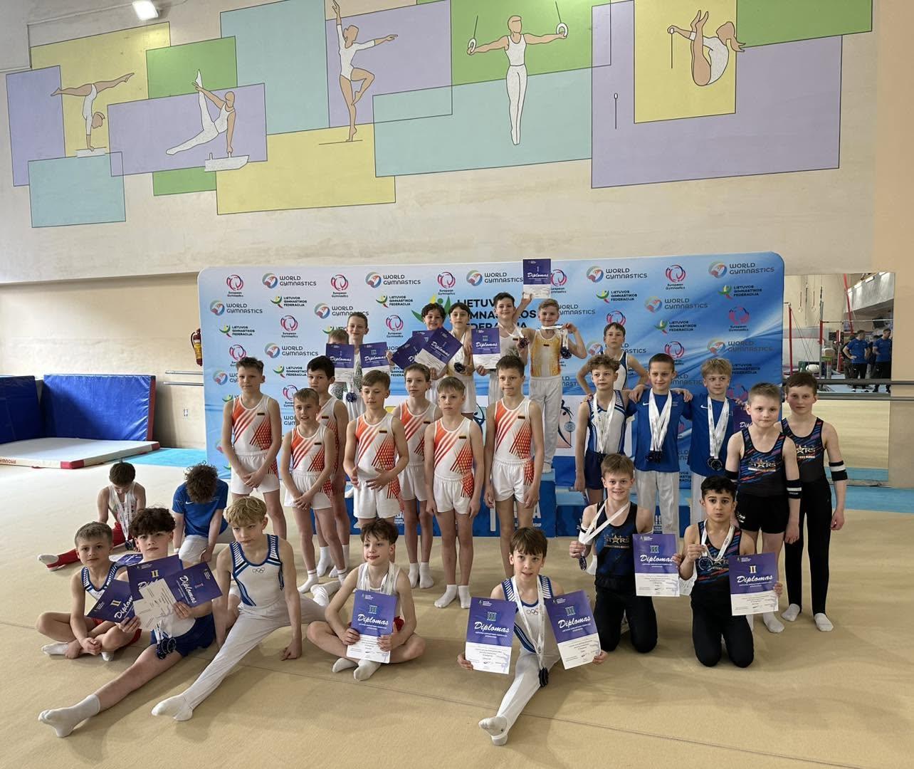 Sportinės gimnastikos treniruotės vaikams 7–9 m. | Laisvės pr.