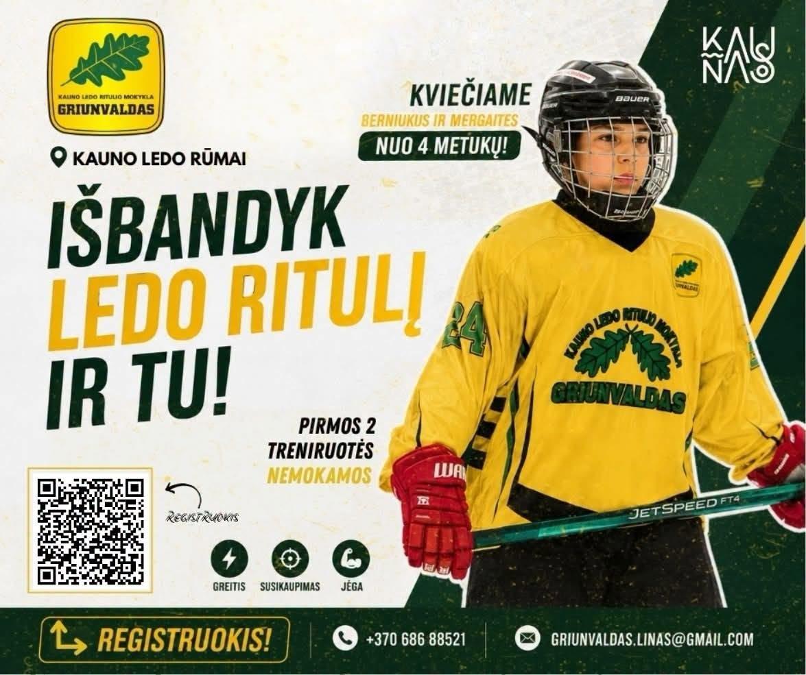 Ledo ritulio treniruotės vaikams