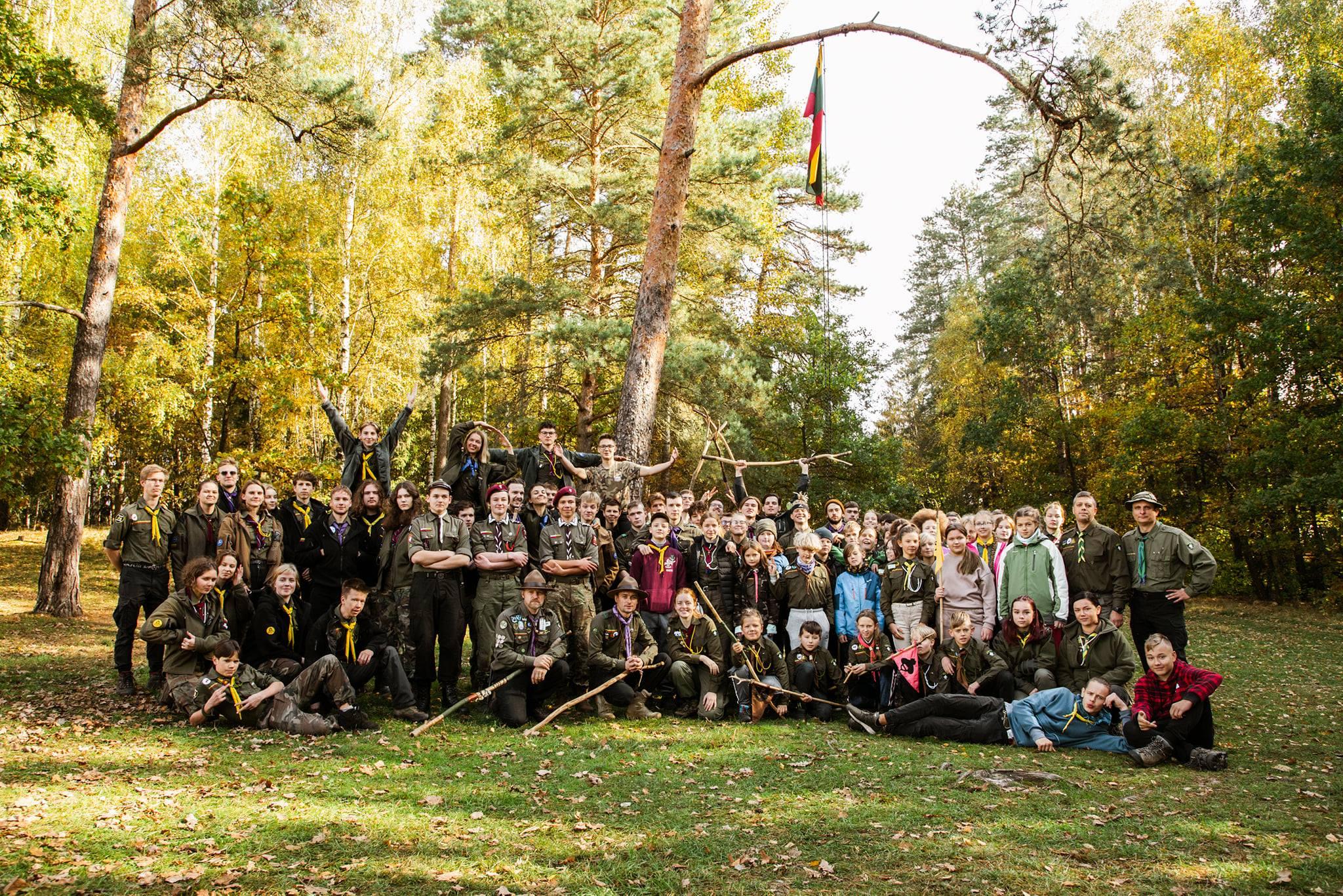 Patyrę skautai