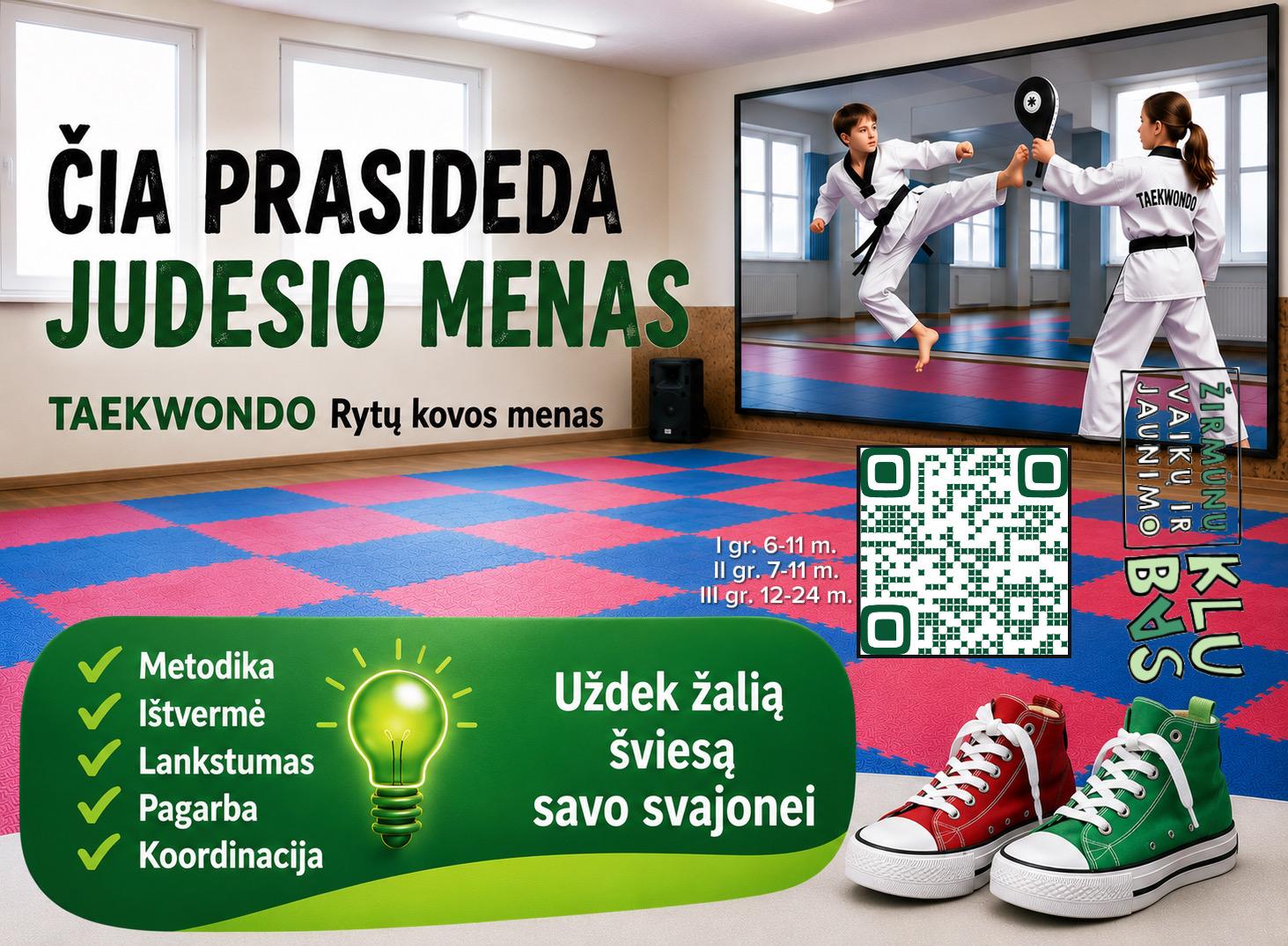 Rytų kovos menai II gr. (10-14m.) Antr 19:00-19:45; Ketvr 19:00-19:45.