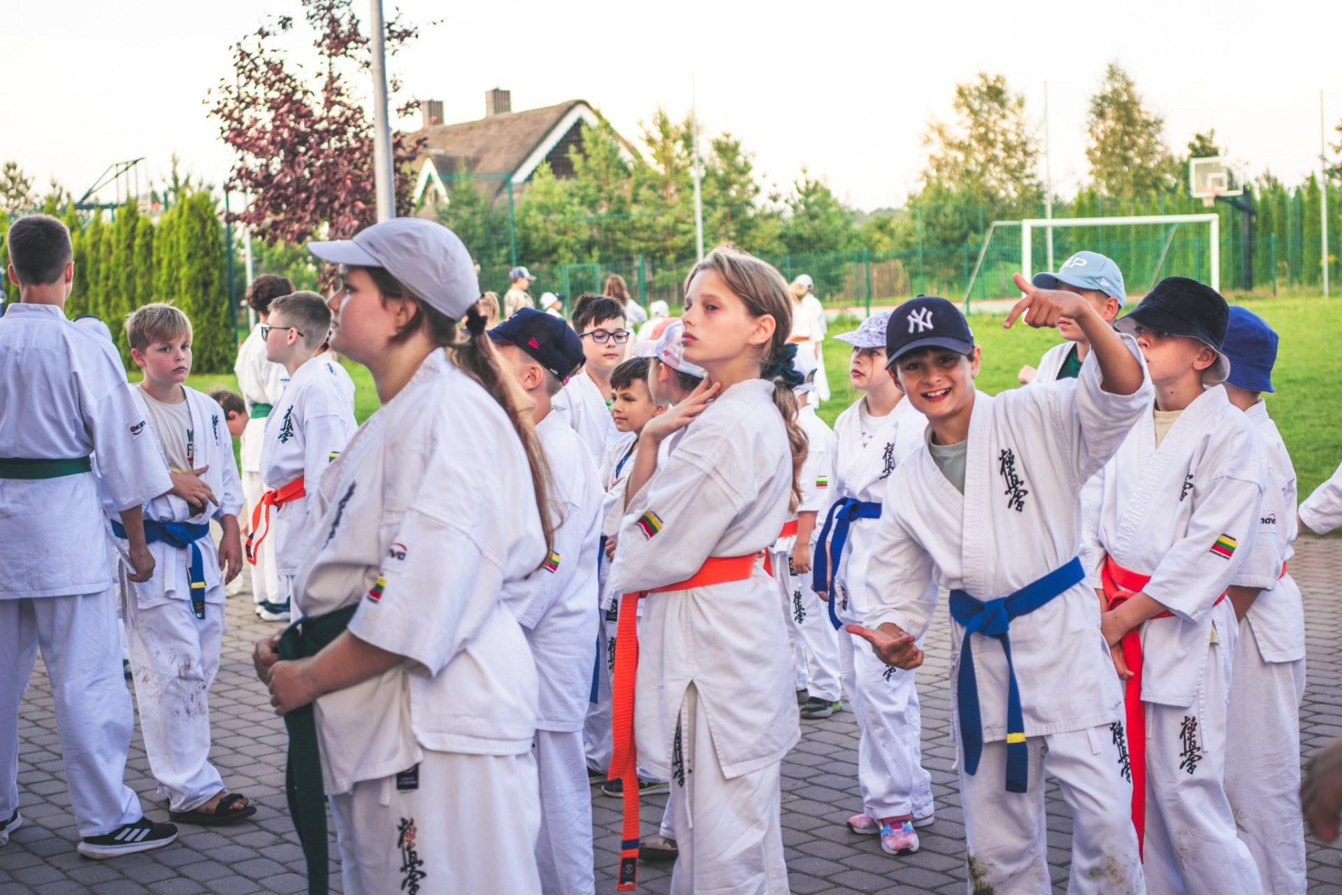Kyokushin karate treniruotės (6 – 10 m.) | Gargždų "Kranto" progimnazija
