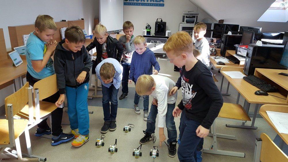 Ankstyvosios robotikos užsiėmimai 5–10 metų vaikams