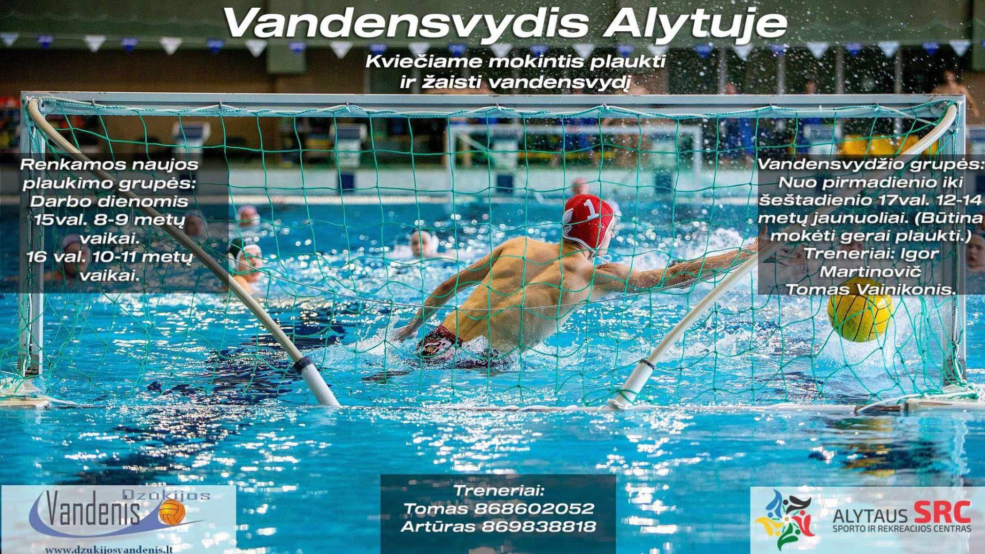Plaukimo treniruotės vaikams
