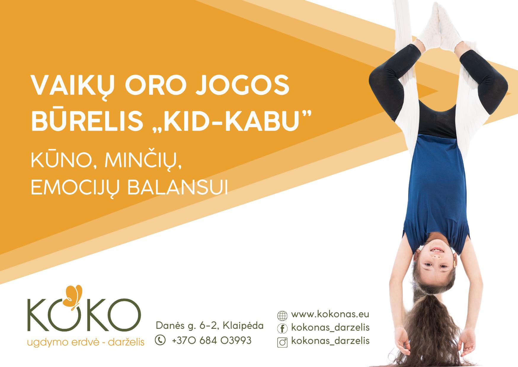 Vaikų oro jogos būrelis “KID-KABU”