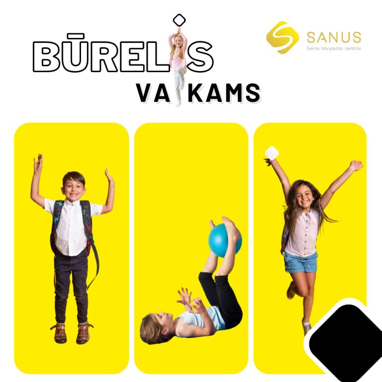 Būrelis vaikams „Judėk, sportuok ir tobulėk“