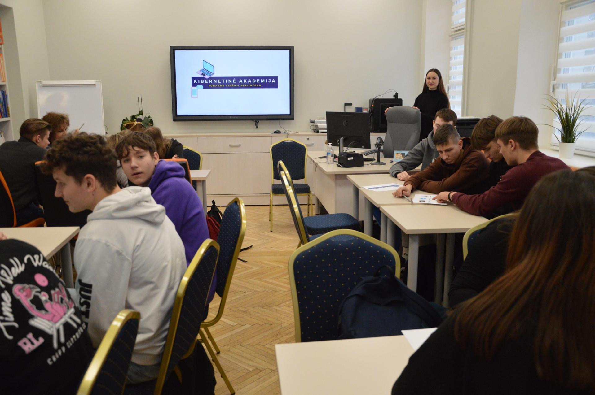Edukacinė veikla „Kibernetinė akademija“ (Cyber Academy)