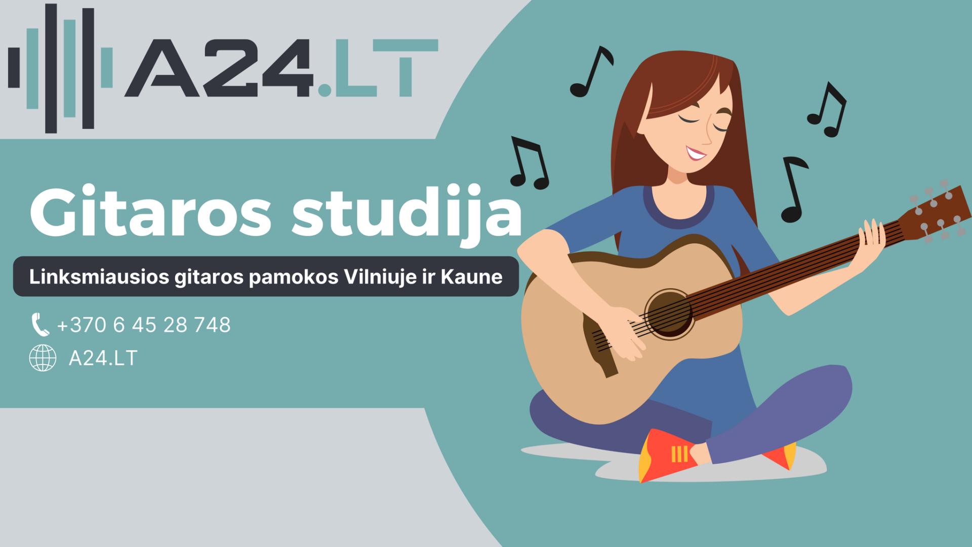 Gitaros pamokos Kaune