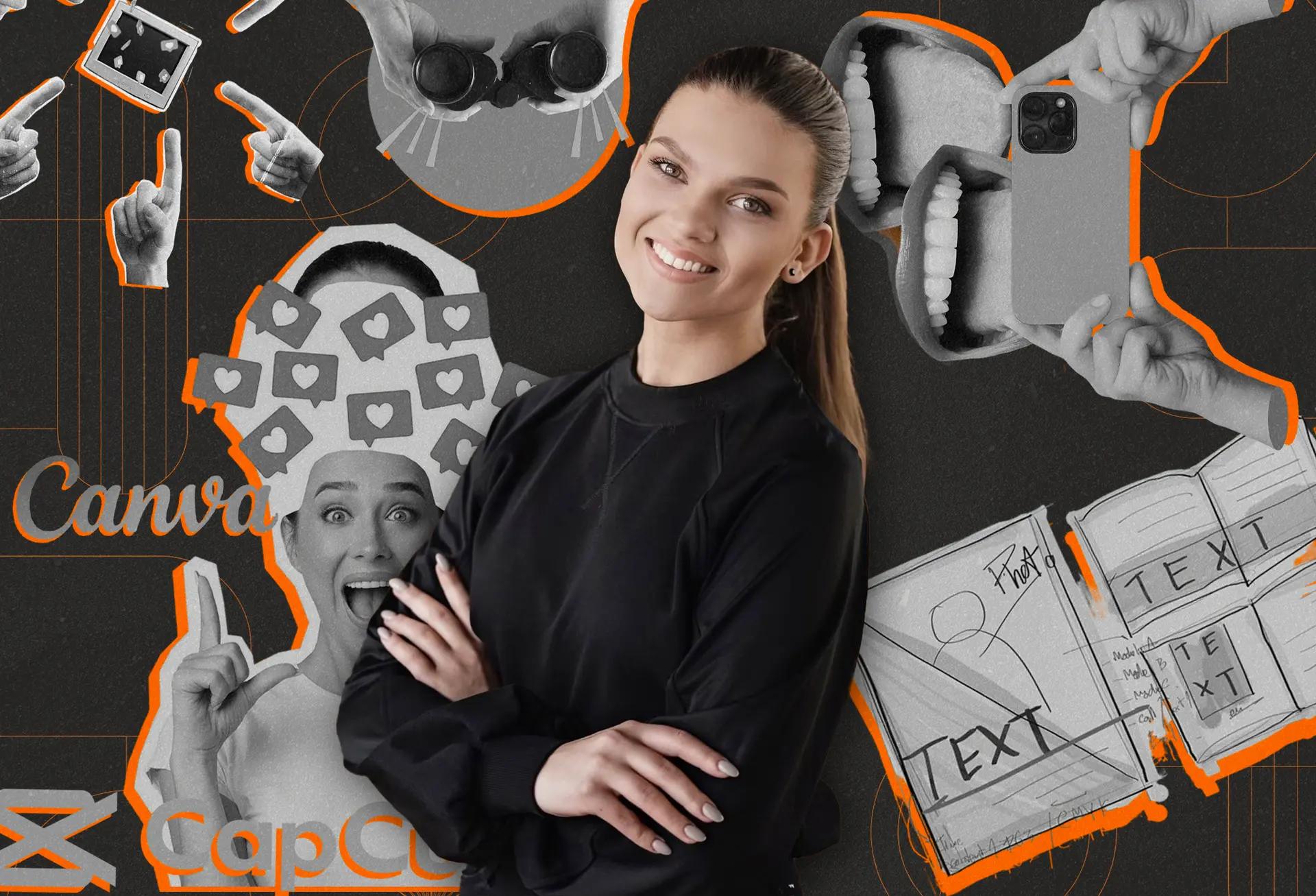 Socialinių tinklų vizualizacija su Canva ir Capcut