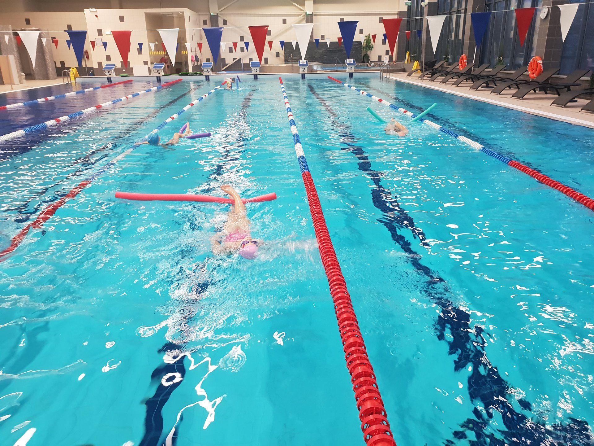 Mokymo plaukti pamoka grupėje I gr.