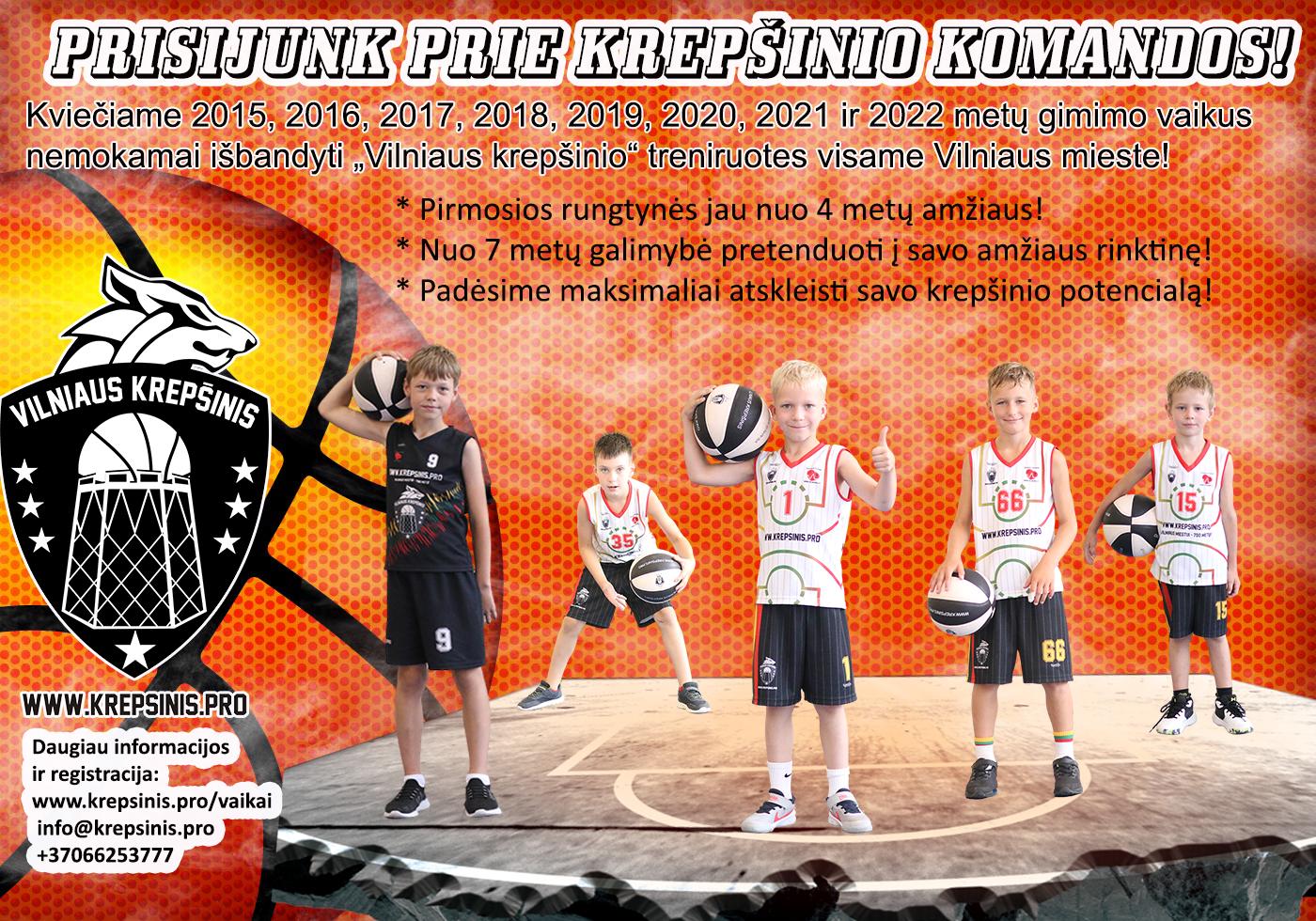 Krepšinio treniruotės Pašilaičiuose ir aplinkui vaikams gimusiems nuo 2015 iki 2023 metų (2-10 metų amžius) www.krepsinis.pro/vaikai