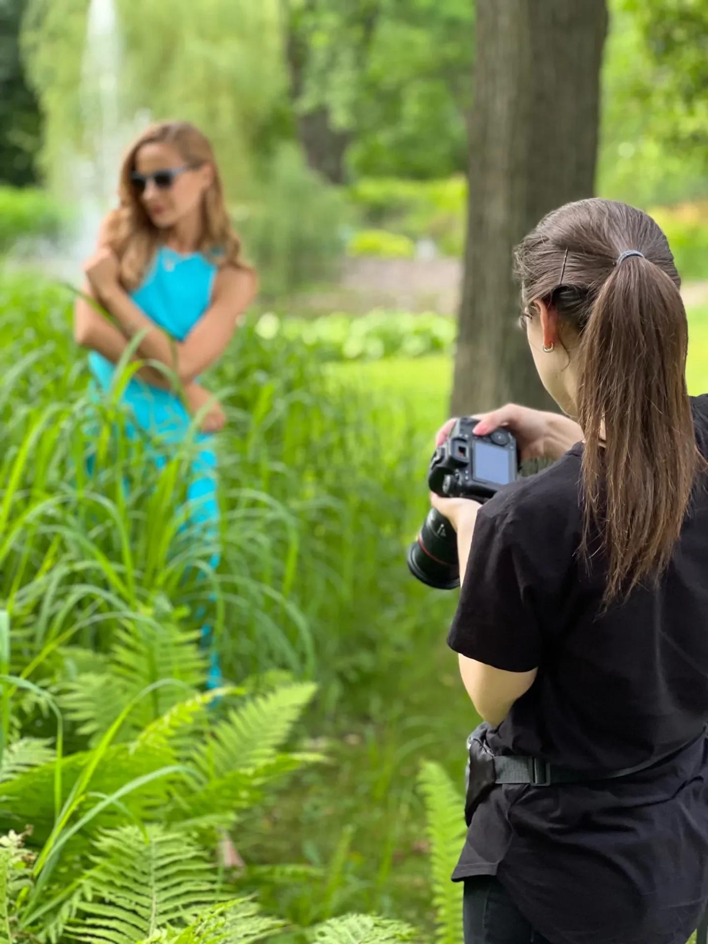 Portreto fotografavimas lauke