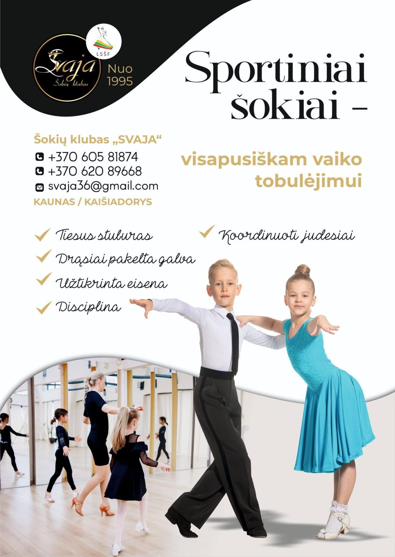Sportinių šokių treniruotės