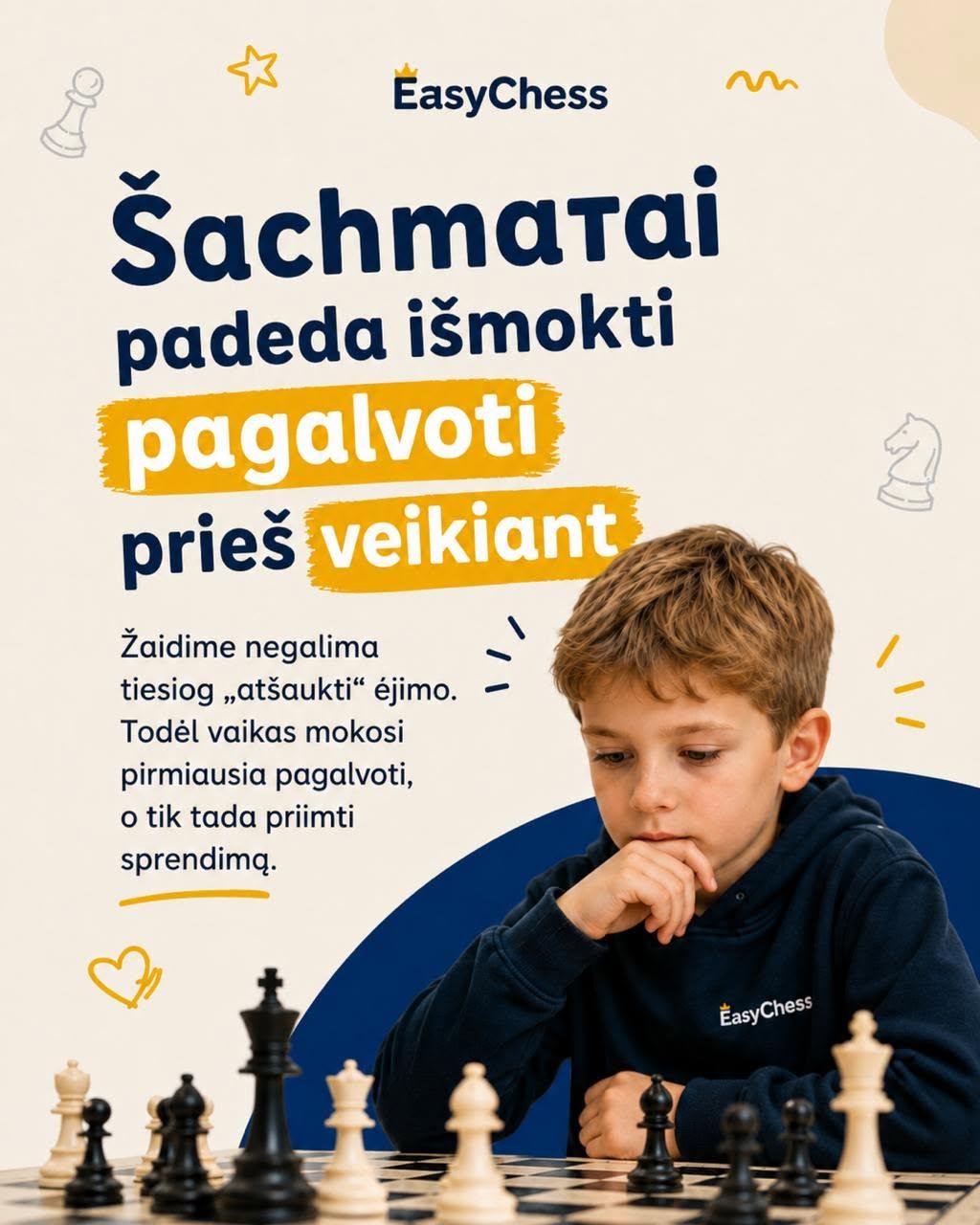 Nuotolinės šachmatų pamokos vaikams