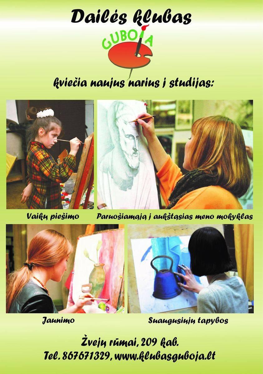 Piešimo būrelis vaikams