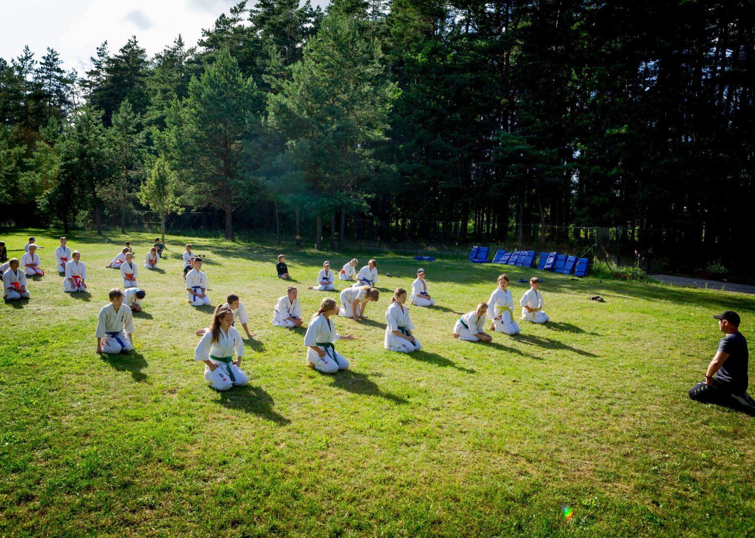 Grupinės Kyokušin karate treniruotės vaikams