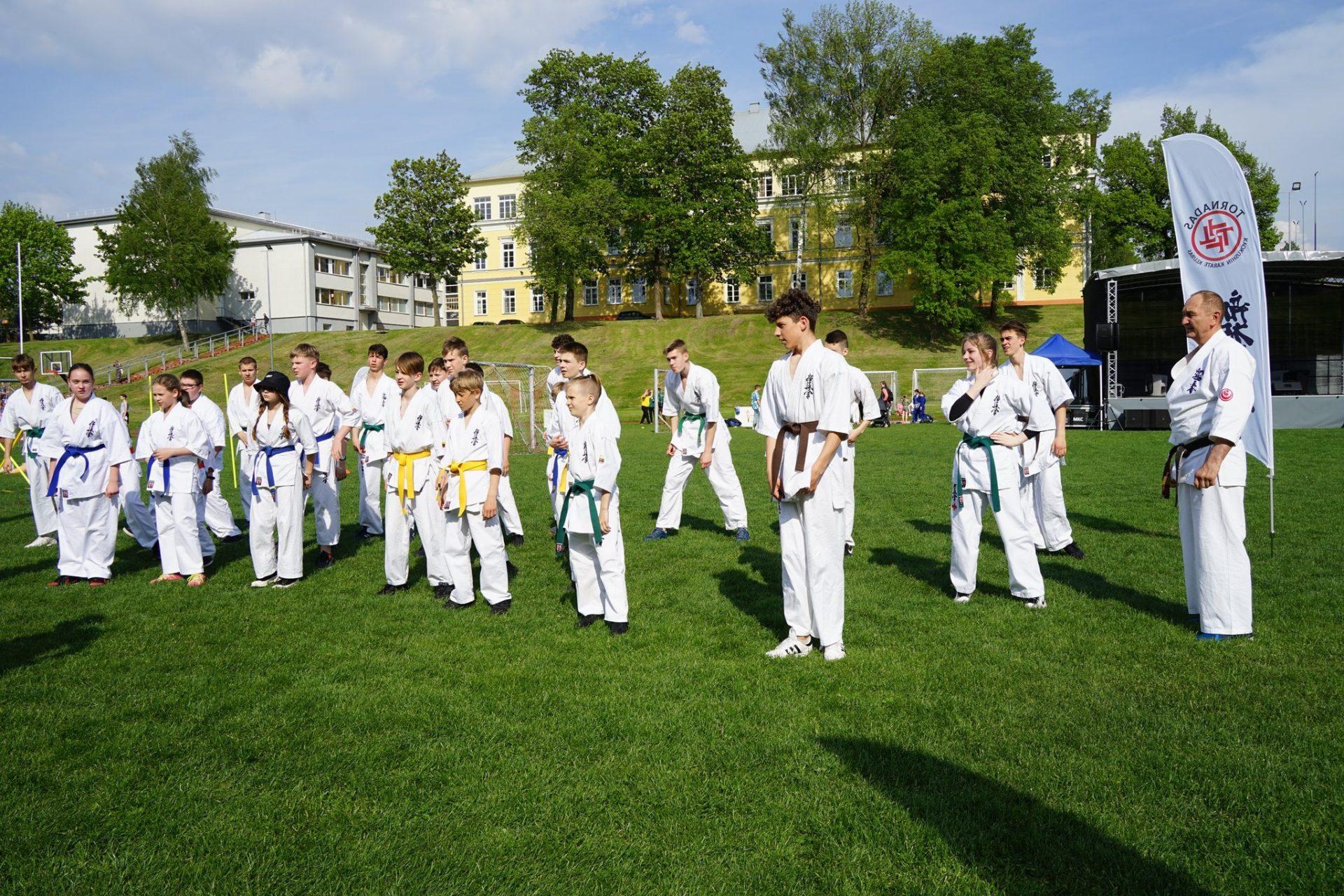 Kyokushin karate treniruotės naujokams. 1-3 klasės