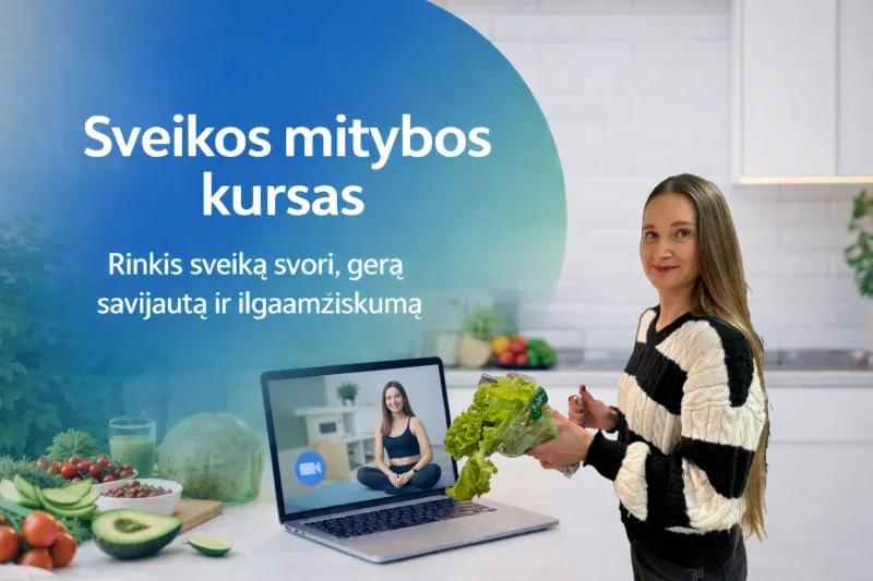 Individualus sveikos mitybos kursas su mentore