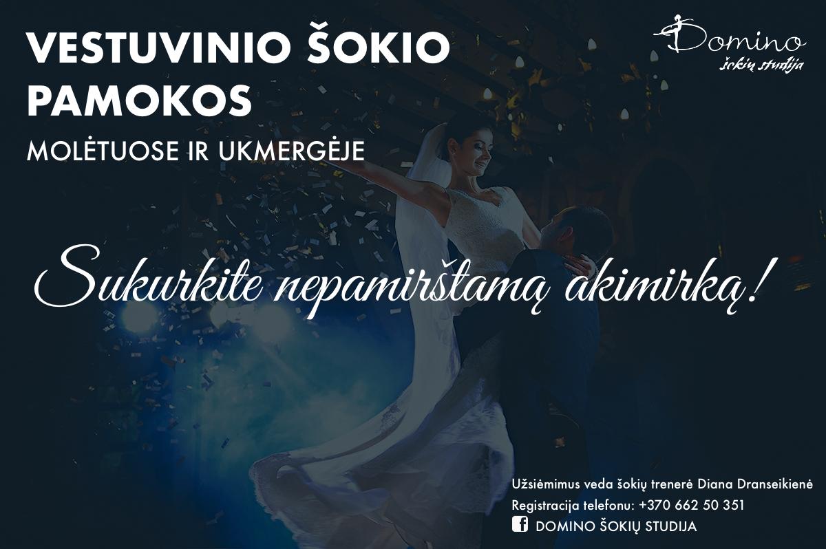 Vestuvinio šokio pamokos